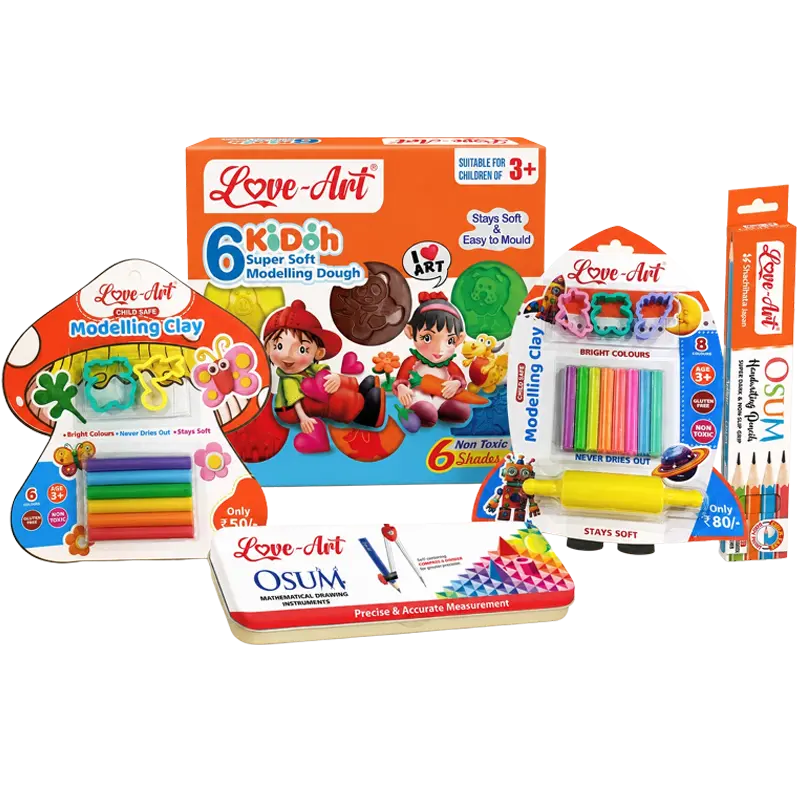Love Art school stationery products