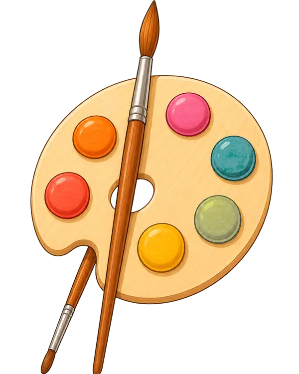Art supplies for hobby creators