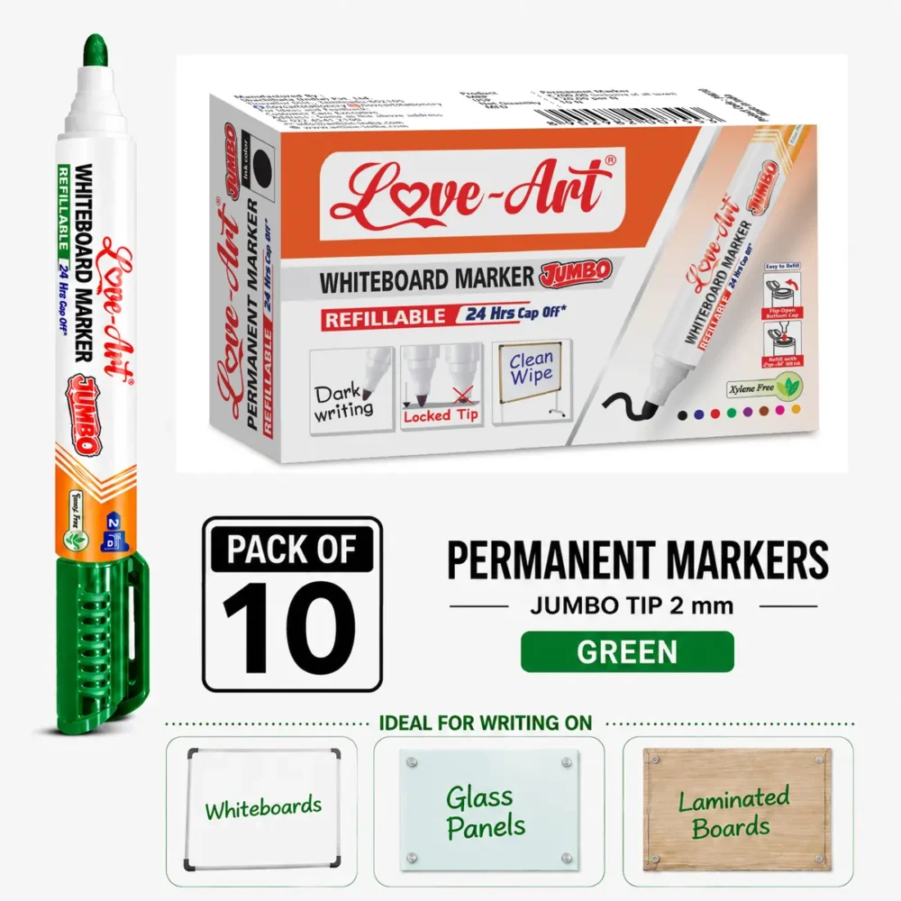 Whiteboard Marker - Jumbo, Green