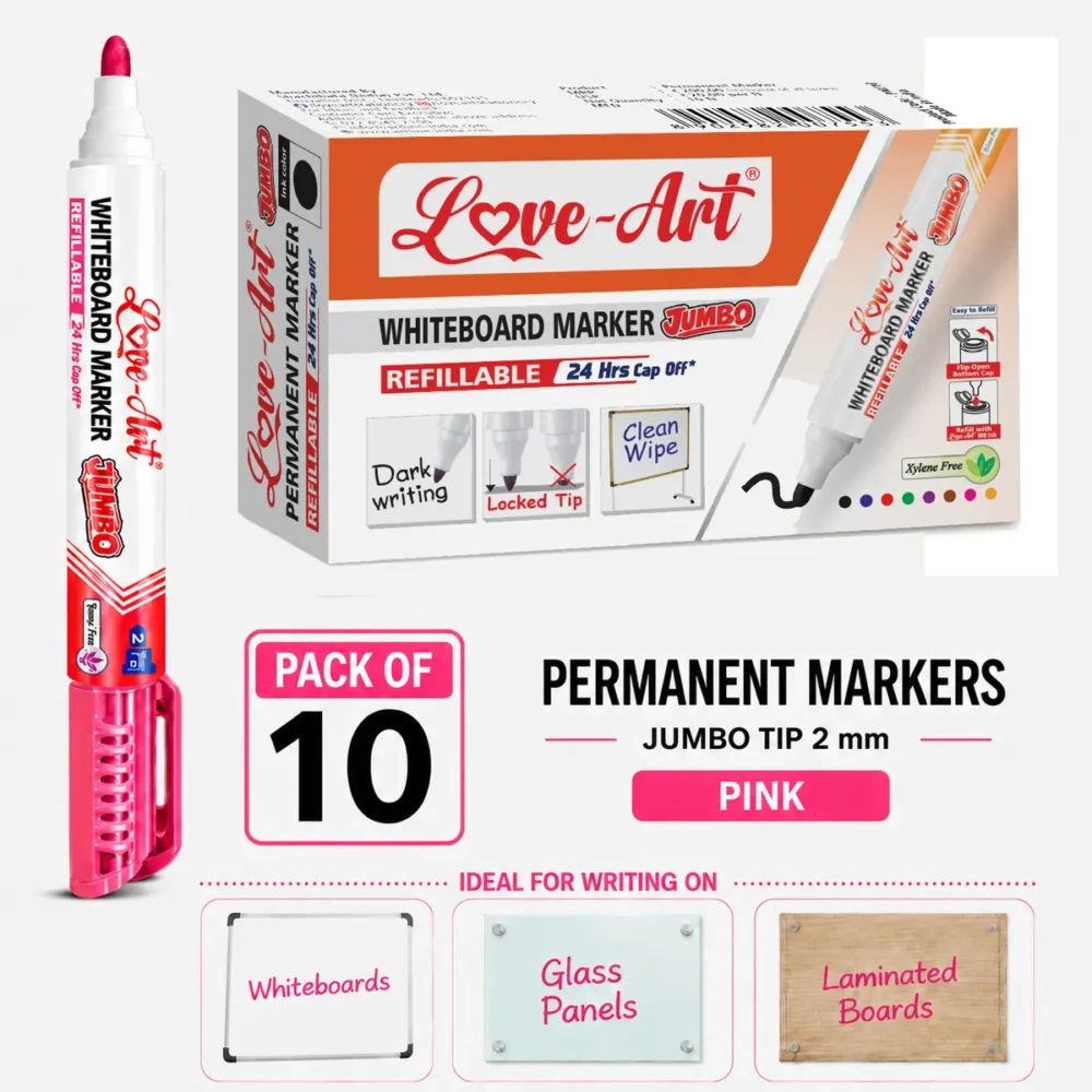 Whiteboard Marker - Jumbo, Pink