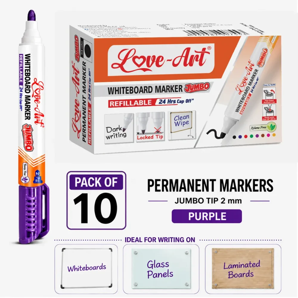 Whiteboard Marker - Jumbo, Purple