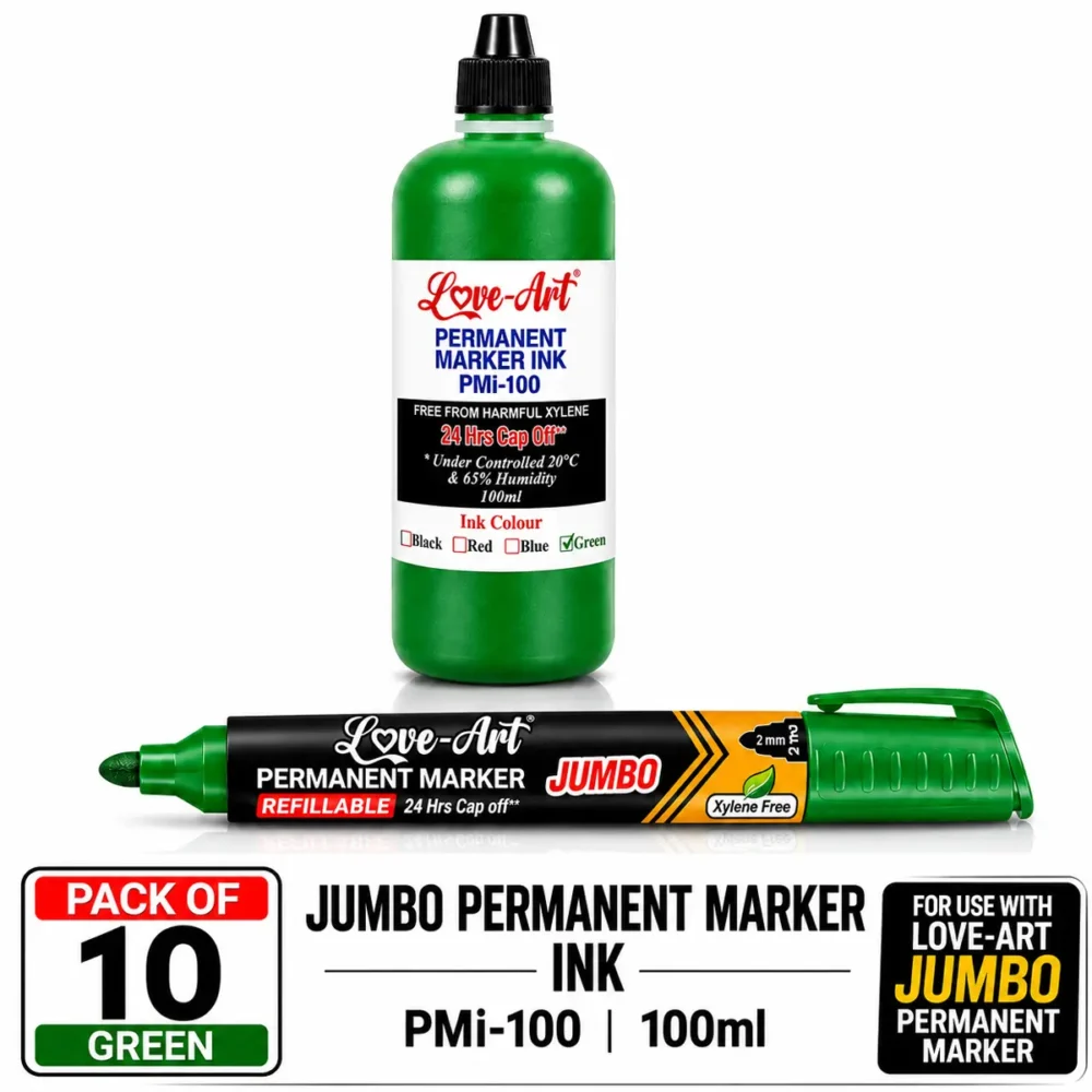 Marker Ink - Permanent Marker, PMi-100, Green