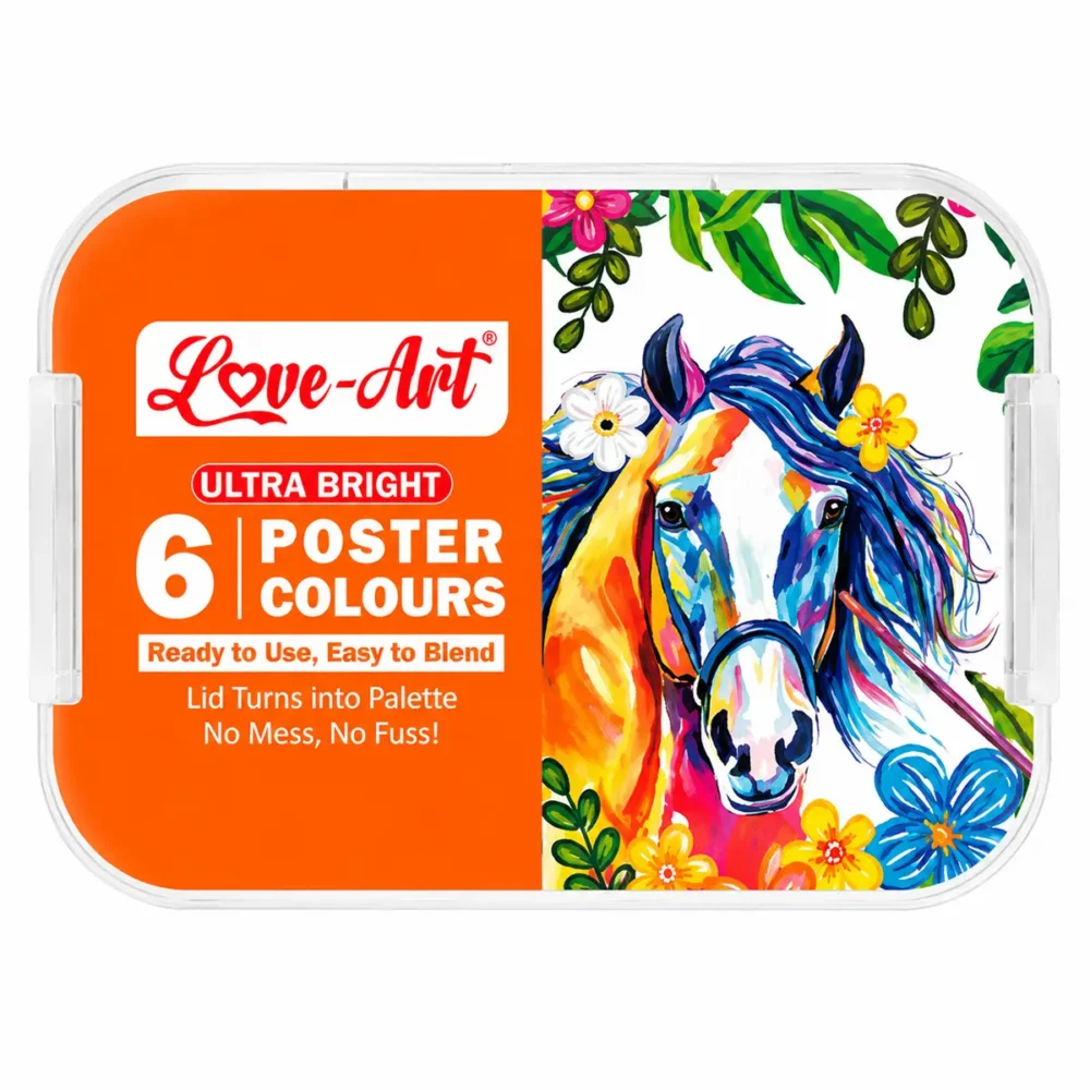 Poster Colours - Pack of 6